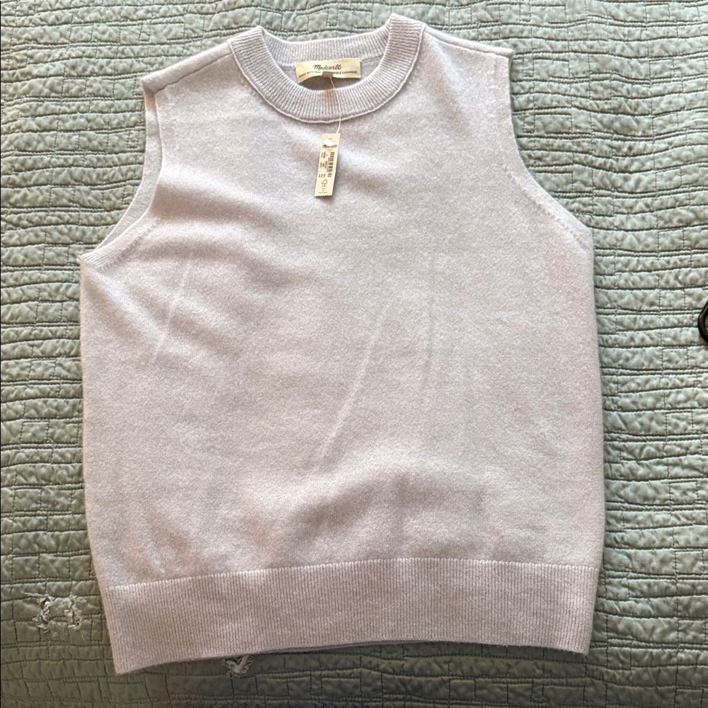 NWT Madewell cashmere vest